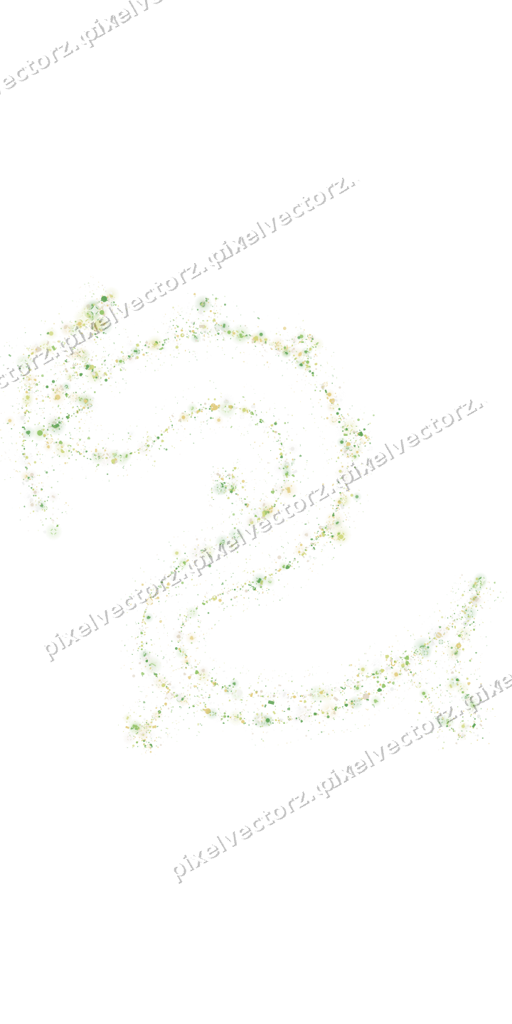 Nahtloser Glitzerdrache in Limette und Gelb auf transparentem Grund