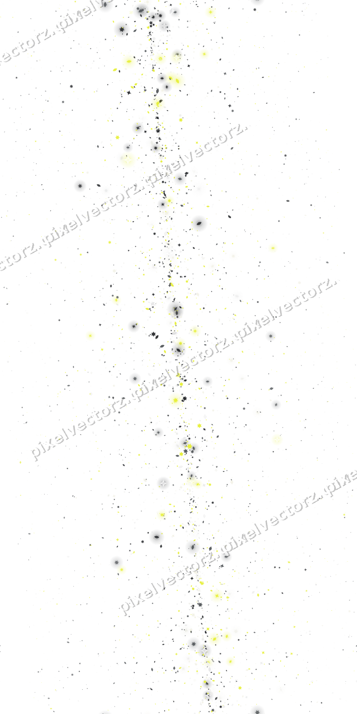 Nahtloses Glitzerband aus Sternen und Funken auf transparentem Grund