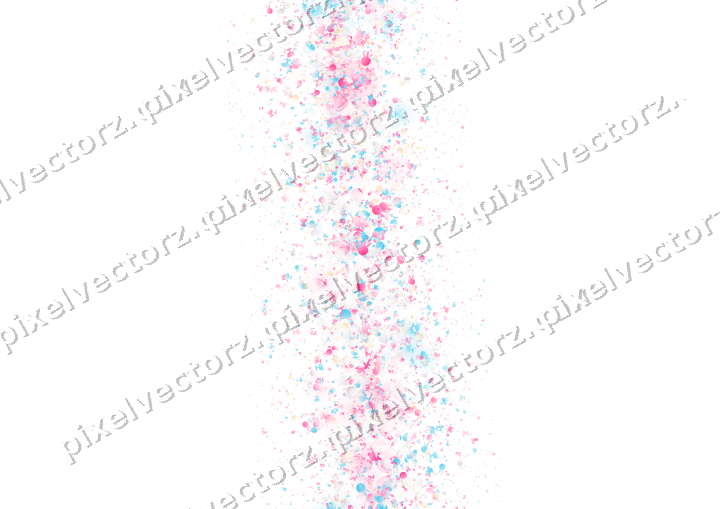 Nahtloses Glitzerband in Rosa und Türkis auf transparentem Grund
