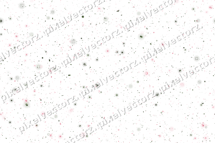 Nahtlose Glitzerstreuung in Rosa auf transparentem Grund