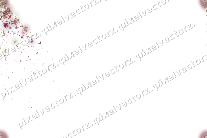 Nahtloser Glitzerfächer in Dunkelrosa und Gelb auf transparentem Grund