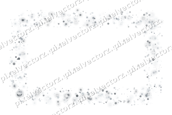 Nahtloser Glitzerrahmen in Blassblau auf transparentem Grund