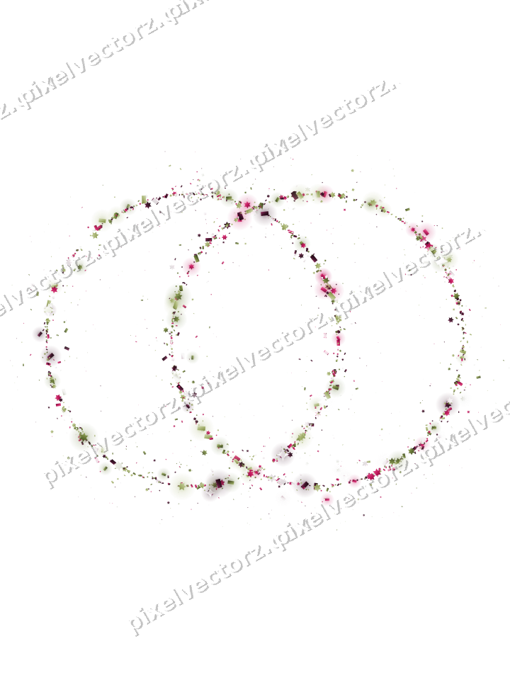 Nahtlose Glitzer-Eheringe in Limette und Rosa auf transparentem Grund