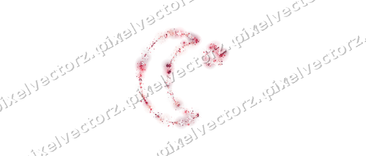Nahtlose Glitzer-Mondsichel in Rosa und Rot auf transparentem Grund