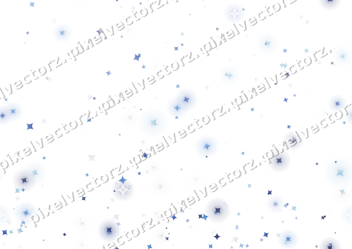 Nahtloser Glitzeraufstieg aus Funken in Blau auf transparentem Grund