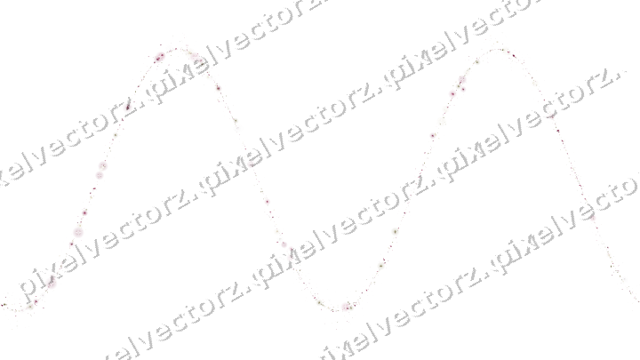 Nahtlose Glitzerwelle aus Tropfen und Hasen auf transparentem Grund