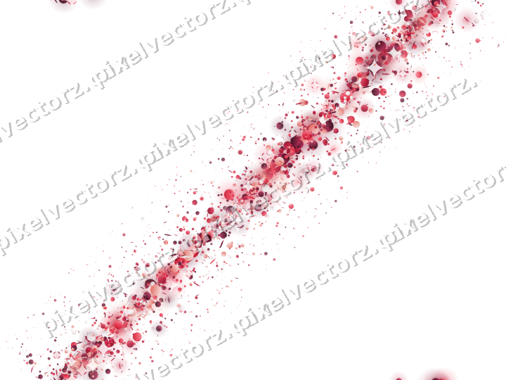Nahtloses Glitzerband in Rosa und Rot auf transparentem Grund