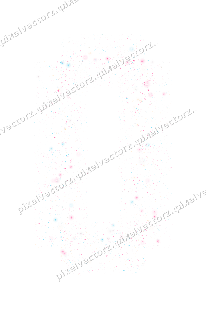Nahtloser Glitzerrahmen in Rosa und Türkis auf transparentem Grund