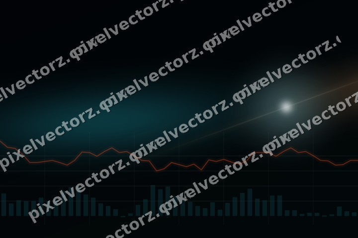 Leuchtender Neon Diagramm Hintergrund in Petrol und Orange