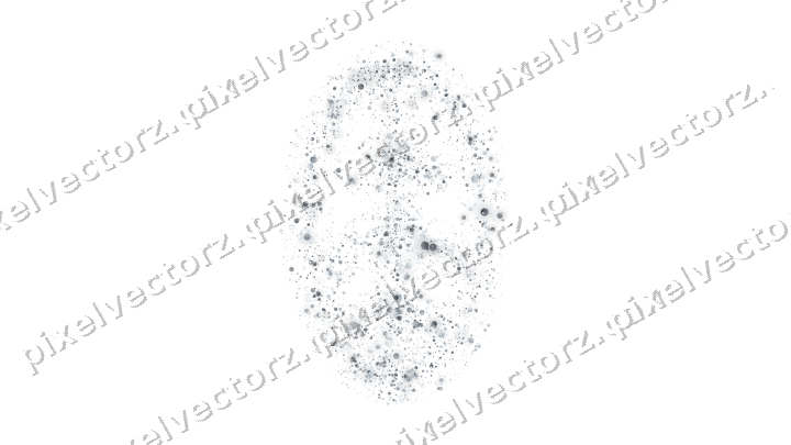 Nahtloses Glitzerblatt aus Punkten auf transparentem Grund