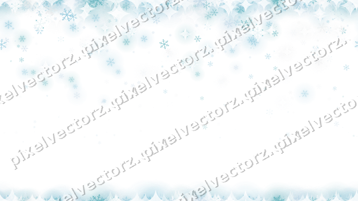 Nahtloser Glitzerregen aus Schneeflocken auf transparentem Grund