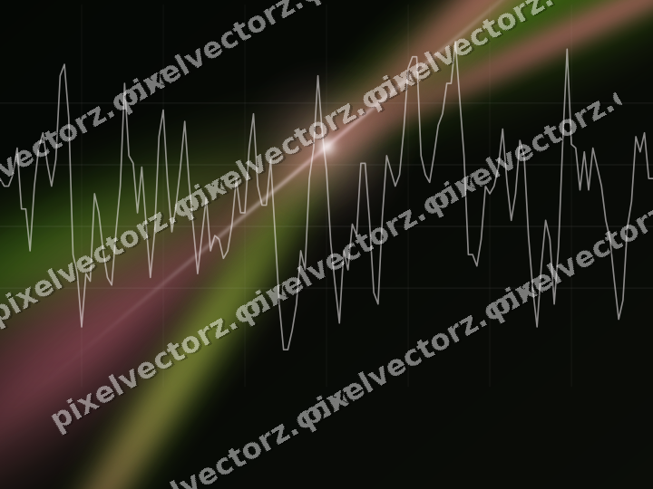 Leuchtender Neon Diagramm Hintergrund in Rosa und Limette