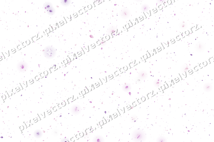 Nahtlose Glitzerstreuung in Magenta auf transparentem Grund