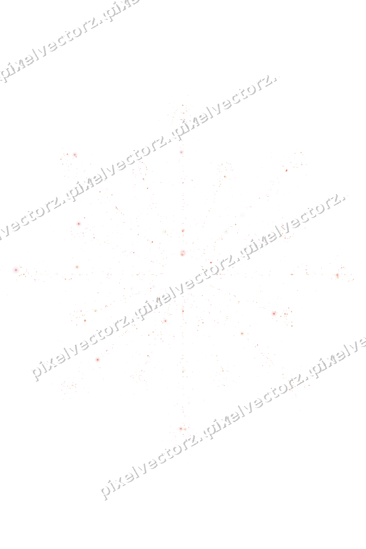 Nahtloses Glitzer-Feuerwerk aus Sternen in Rot auf transparentem Grund
