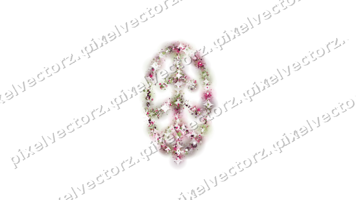Nahtloses Glitzerblatt in Limette und Rosa auf transparentem Grund