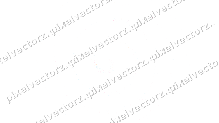Nahtlose Glitzerspirale aus Herzen und Rauten auf transparentem Grund