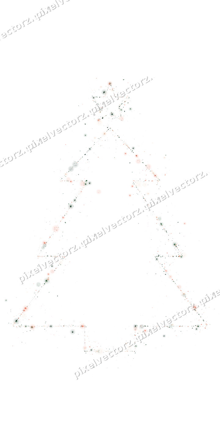 Nahtloser Glitzer-Weihnachtsbaum aus Hasen auf transparentem Grund