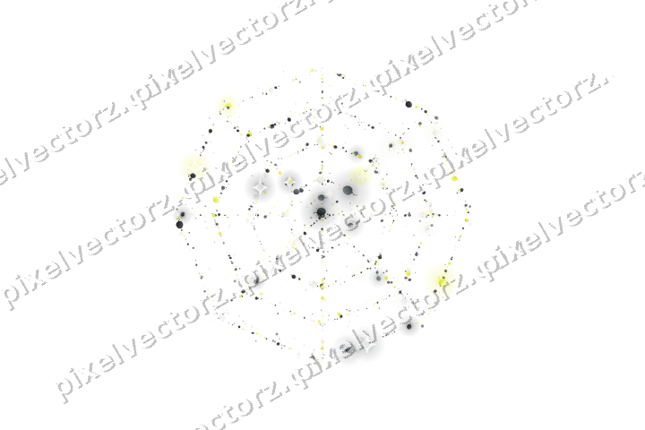 Nahtloses Glitzer-Spinnennetz aus Luftballons auf transparentem Grund