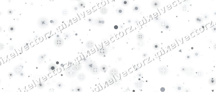 Nahtlose Glitzerstreuung in Blassblau auf transparentem Grund