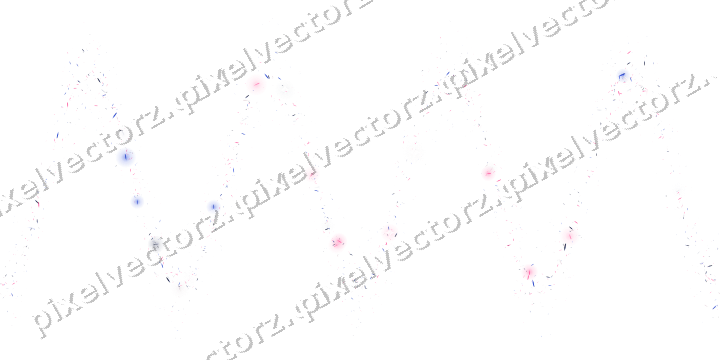 Nahtlose Glitzerwelle aus Splittern in Rosa auf transparentem Grund