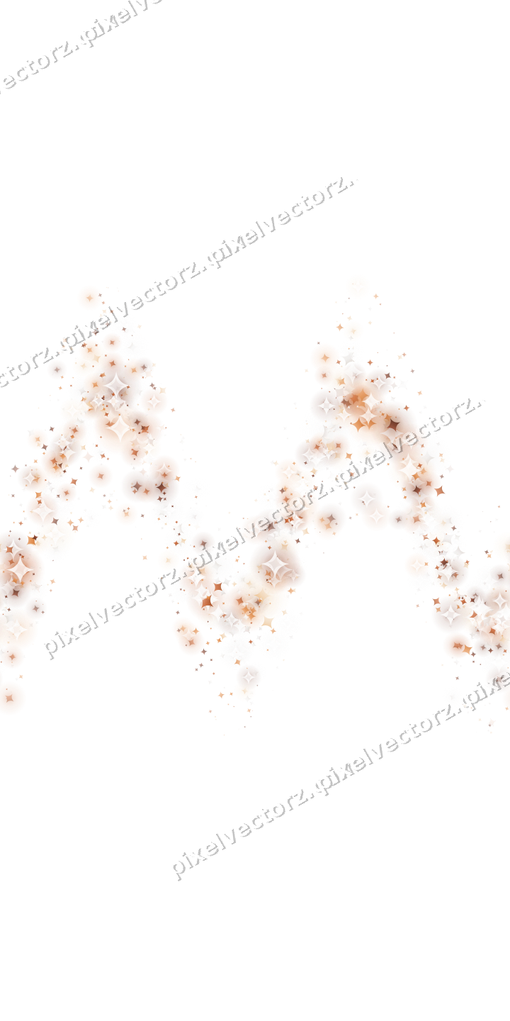 Nahtlose Glitzerwelle aus Funken auf transparentem Grund