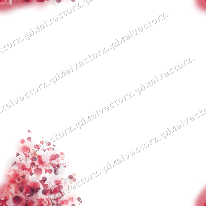 Nahtloser Glitzerfächer in Rosa und Rot auf transparentem Grund