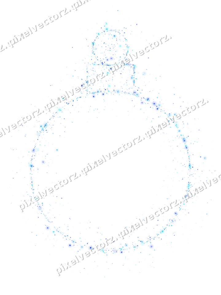 Nahtlose Glitzerkugel in Türkis und Blau auf transparentem Grund