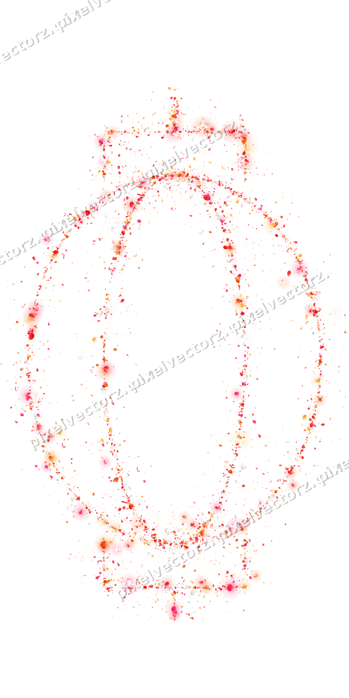 Nahtloser Glitzer-Lampion in Rot und Orange auf transparentem Grund