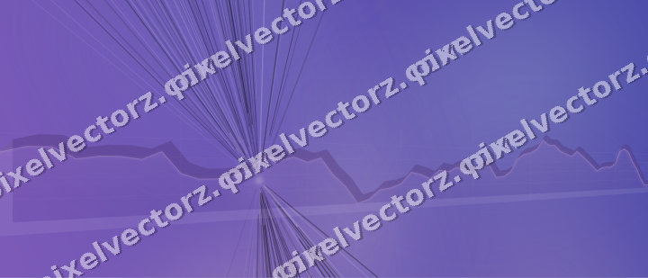Leuchtender Neon Diagramm Hintergrund in Violett und Blau