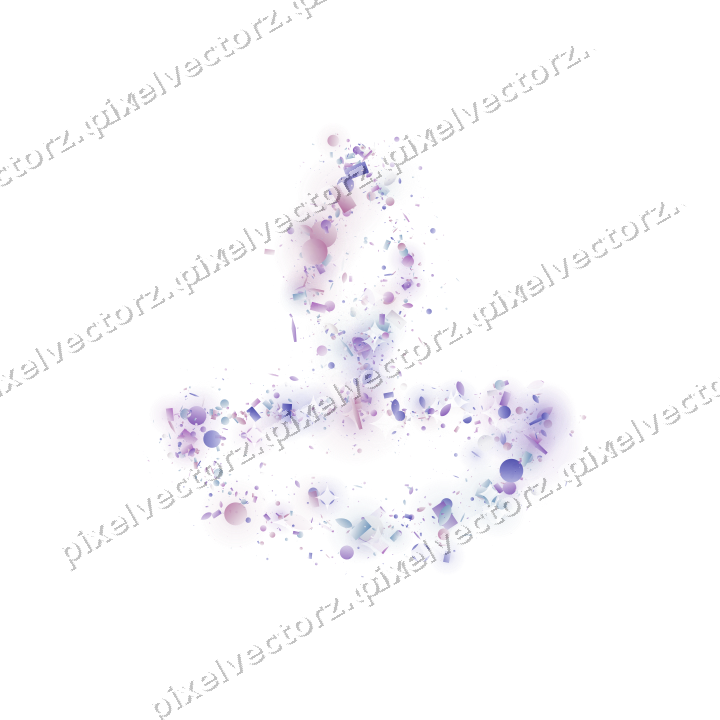 Nahtlose Glitzer-Öllampe in Violett und Blau auf transparentem Grund