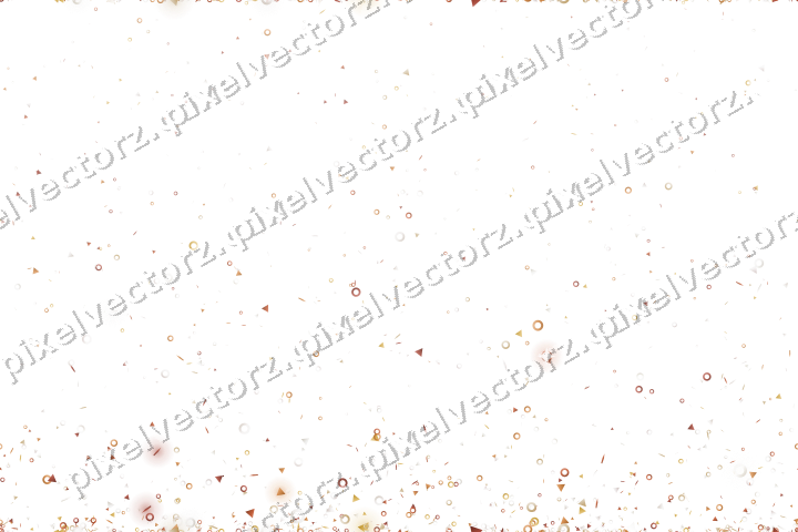 Nahtloser Glitzeraufstieg in Orange auf transparentem Grund