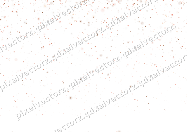 Nahtloser Glitzerregen aus Herzen in Orange auf transparentem Grund