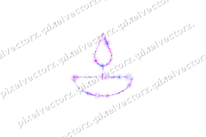 Nahtlose Glitzer-Öllampe in Violett und Blau auf transparentem Grund