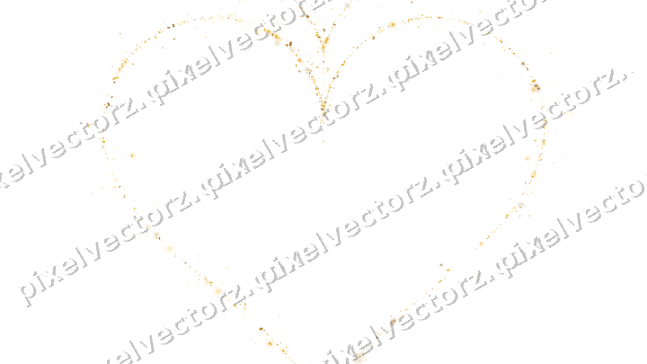Nahtloses Glitzerherz aus Konfetti auf transparentem Grund