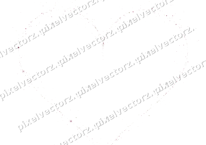 Nahtloses Glitzerherz aus Sternen und Glocken auf transparentem Grund