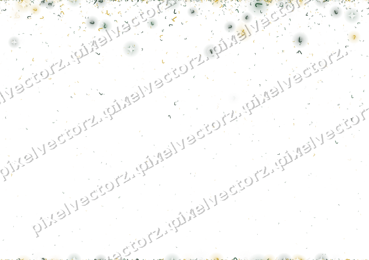 Nahtloser Glitzerregen aus Zuckerstangen auf transparentem Grund