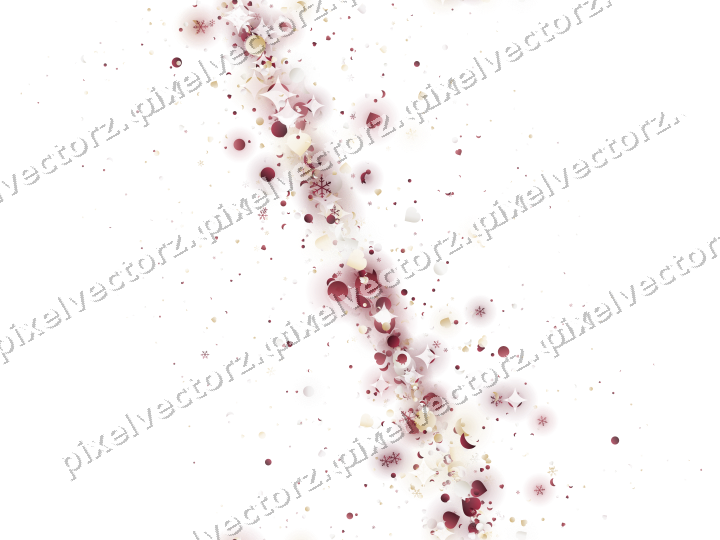 Nahtloses Glitzerband in Dunkelrosa und Rot auf transparentem Grund