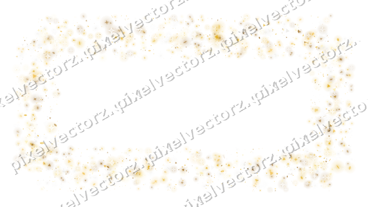 Nahtloser Glitzerrahmen auf transparentem Grund