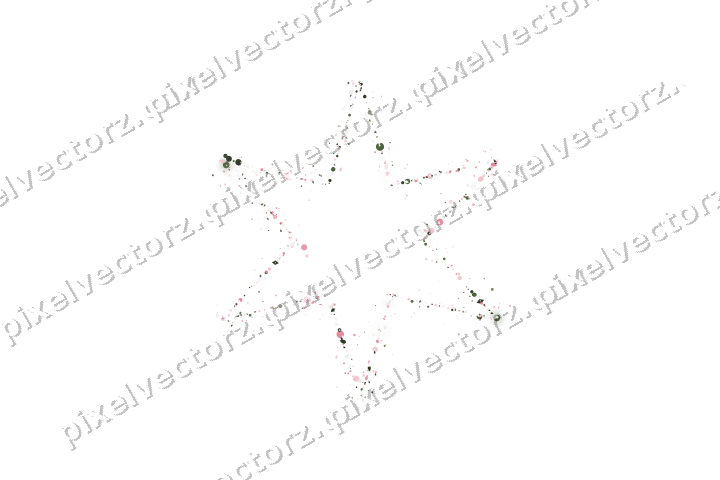 Nahtloser Glitzerstern aus Eiern und Punkten auf transparentem Grund