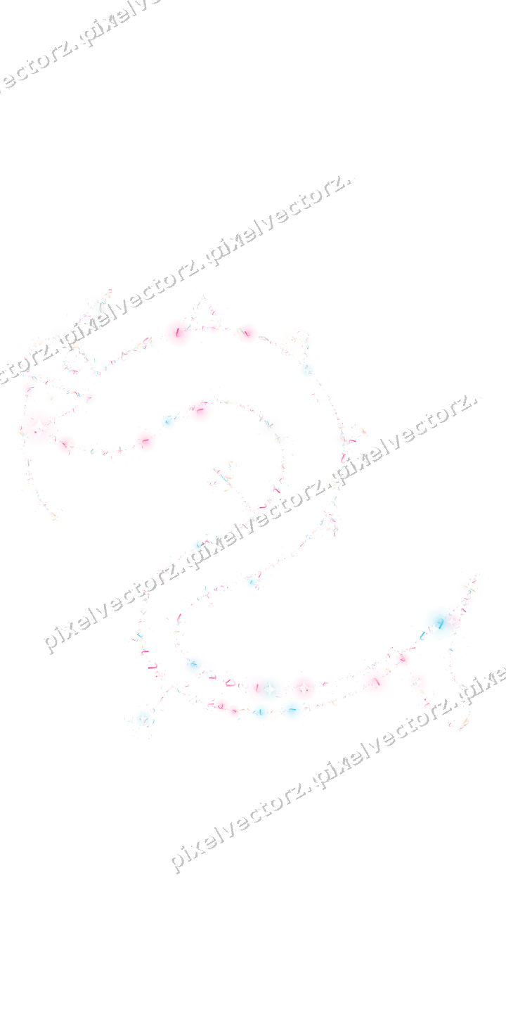 Nahtloser Glitzerdrache aus Zuckerstangen auf transparentem Grund