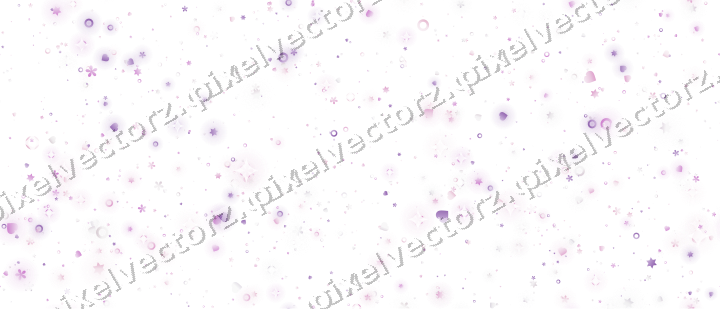 Nahtlose Glitzerstreuung in Magenta auf transparentem Grund