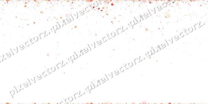 Nahtloser Glitzerregen in Rot und Orange auf transparentem Grund