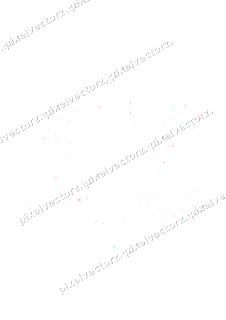 Nahtloser Glitzerstern in Rosa und Türkis auf transparentem Grund