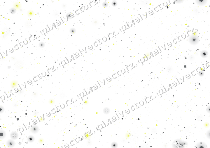 Nahtlose Glitzervignette in Gelb und Grau auf transparentem Grund