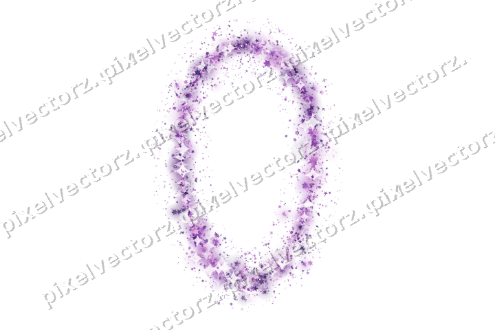 Nahtloses Glitzer-Osterei in Violett auf transparentem Grund