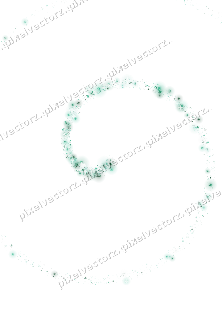 Nahtlose Glitzerspirale auf transparentem Grund
