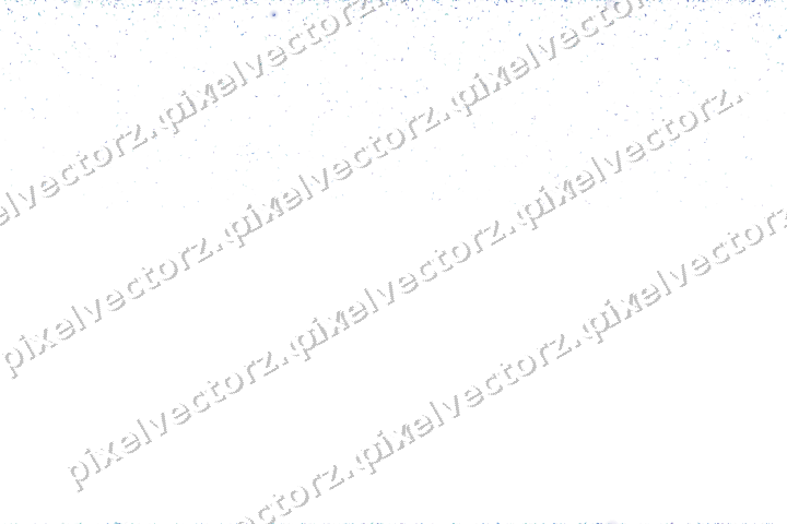Nahtloser Glitzerregen aus Mondsicheln in Blau auf transparentem Grund