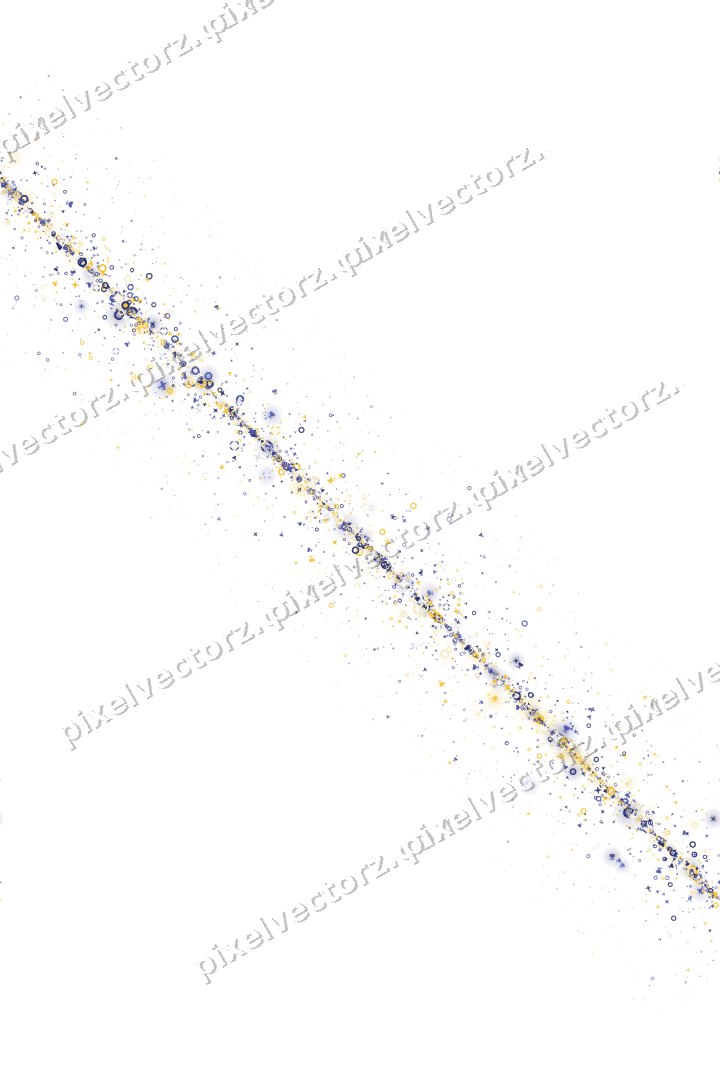 Nahtloses Glitzerband in Dunkelblau auf transparentem Grund
