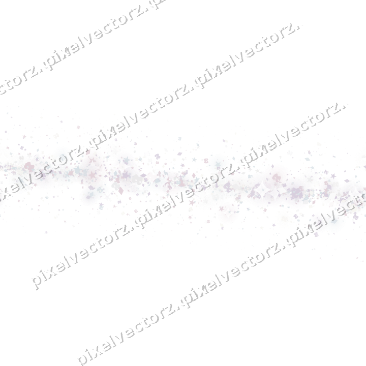 Nahtloses Glitzerband aus Sternen und Masken auf transparentem Grund