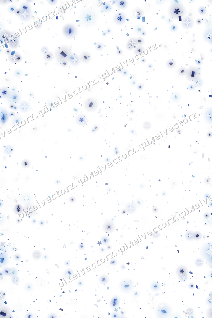 Nahtlose Glitzervignette aus Funken und Blüten auf transparentem Grund